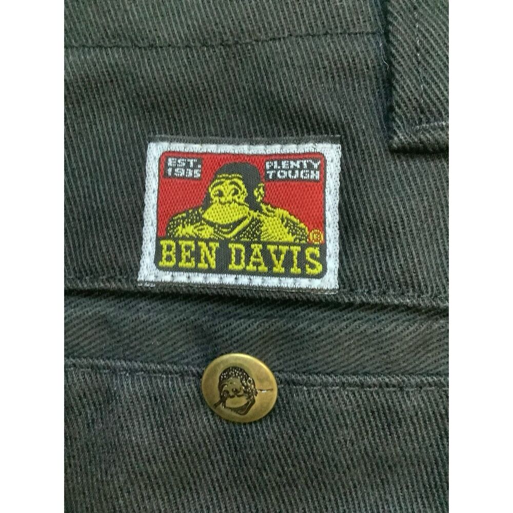 BEN DAVIS Black Original Twill Workwear Pants Size 32 - Picture 4 of 4